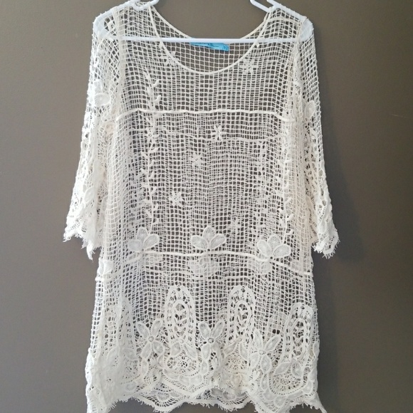 solitaire swim Other - Cream Coverup